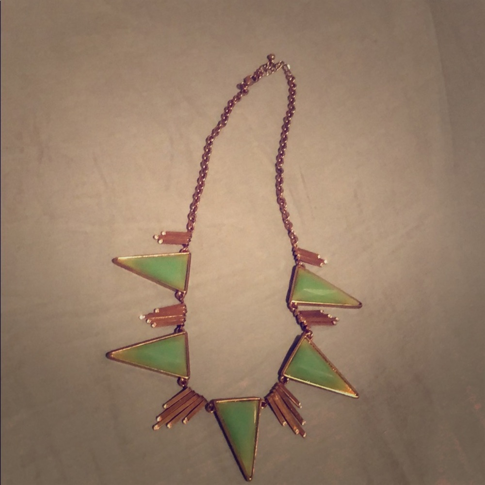 Teal necklace